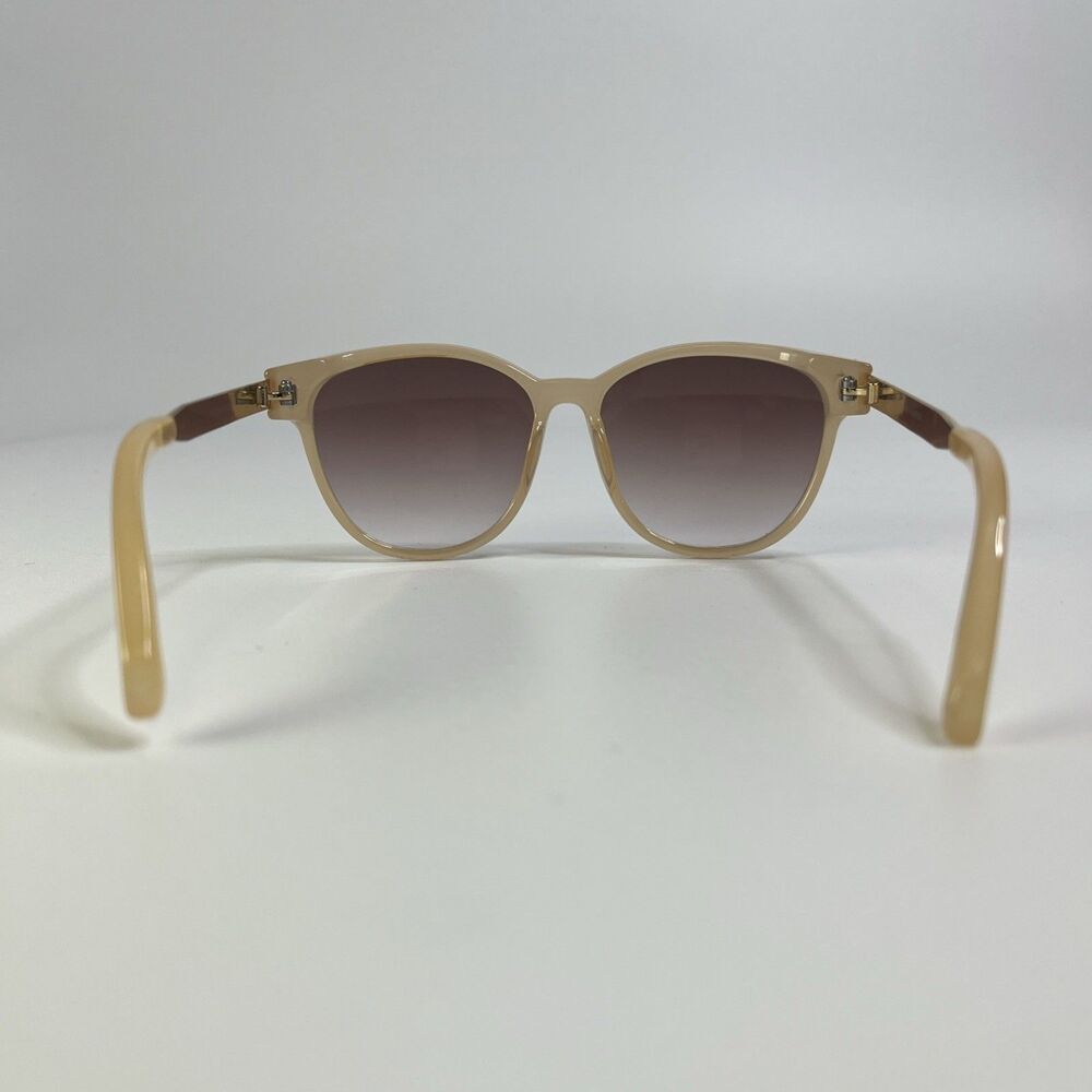 Banana Republic Sunglasses Women's Pink and Rose Gold Frames Round Gradient Lens - Picture 4 of 6